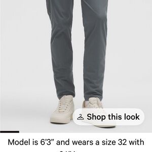 lululemon athletica Men's Charcoal Chinos